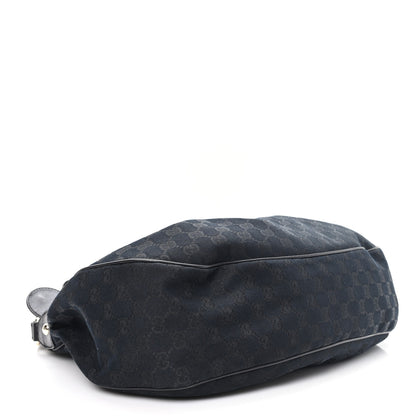 Gucci Monogram Medium Sukey Hobo Black 4 of 12