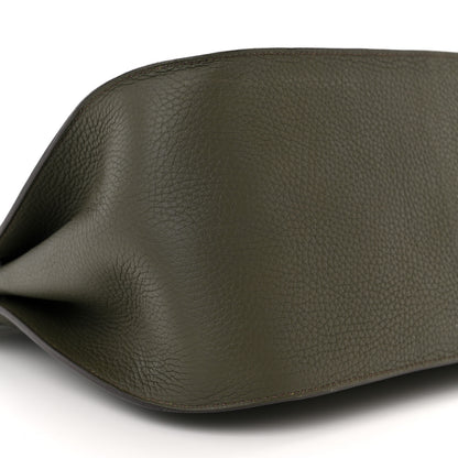 Hermes Taurillon Clemence Jypsiere 34 Vert De Gris 9 of 11
