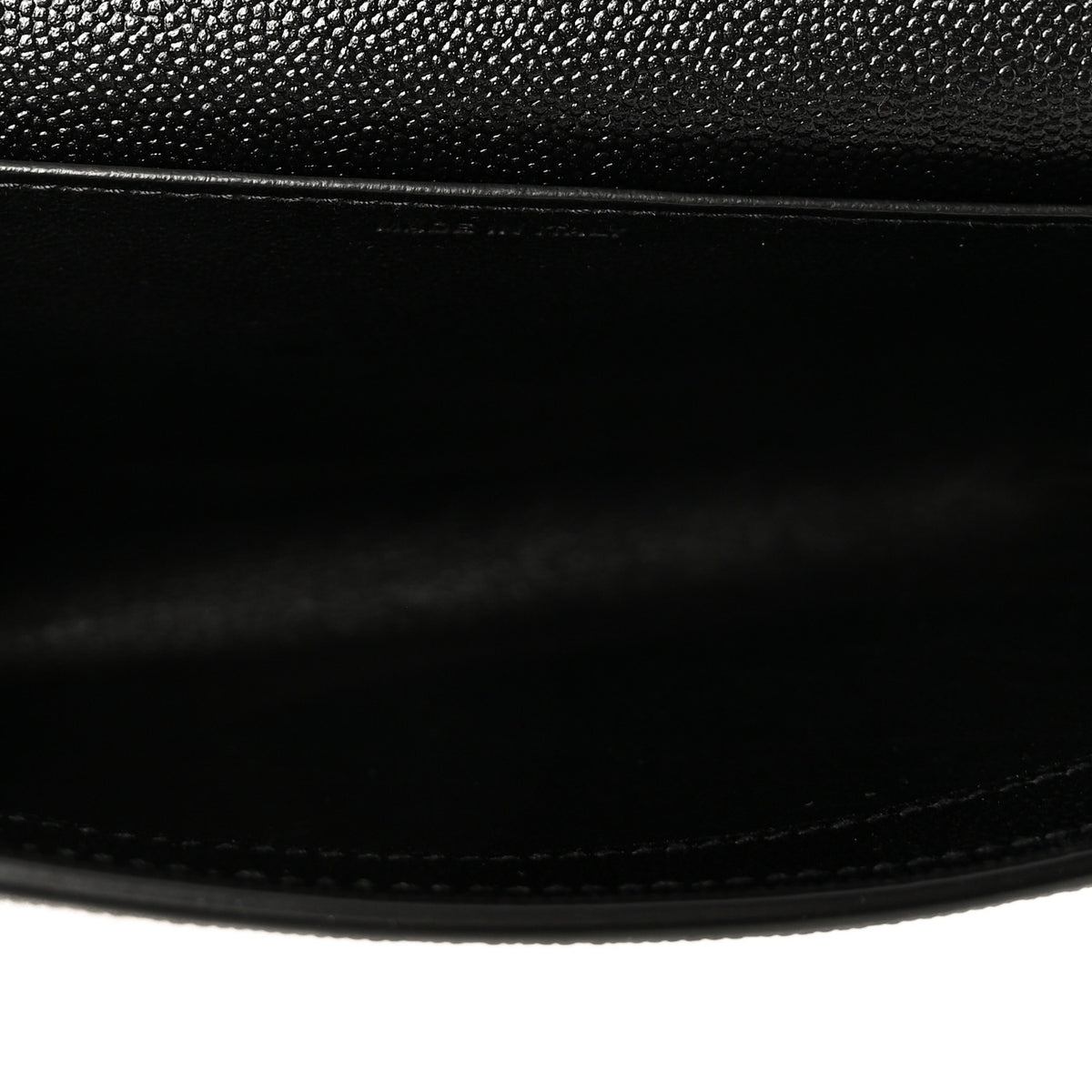 Saint Laurent Grain de Poudre Uptown Chain Wallet Black 7 of 11
