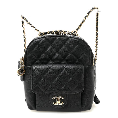 Chanel Caviar Quilted Small CC Day Backpack Black 1 of 20