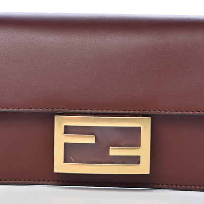Fendi Vitello King Mini Flat Baguette Praline 10 of 10