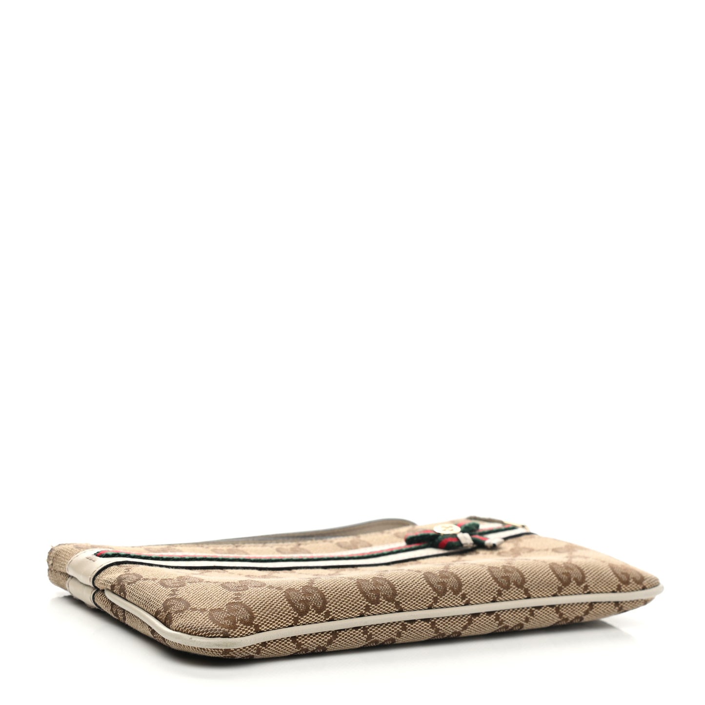 Monogram Mayfair Wristlet Off White
