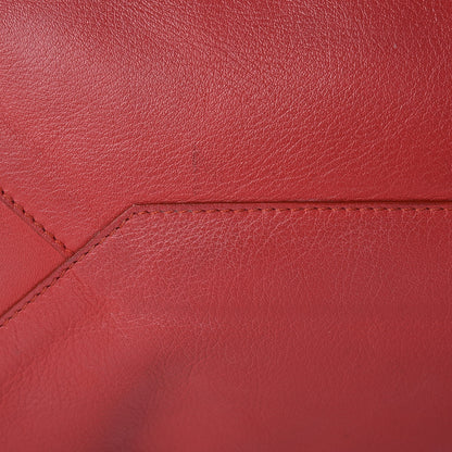 Balenciaga Veau Souple Papier A4 Zip Around Tote Rouge 14 of 19