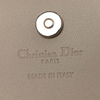 Christian Dior Metallic Lambskin Cannage My Dior Glycine Wallet Gold 6 of 7