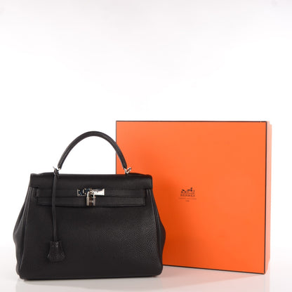 Hermes Togo Kelly Retourne 32 Black 5 of 27