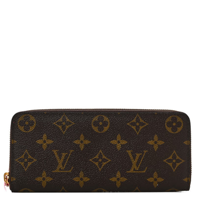 Louis Vuitton Monogram Clemence Wallet Fuchsia 1 of 9