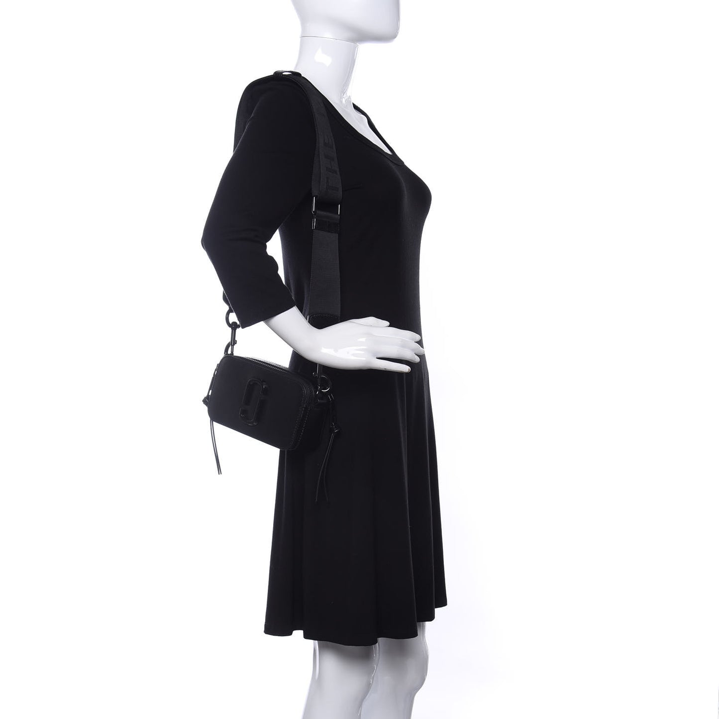 Saffiano Snapshot Camera Bag Black