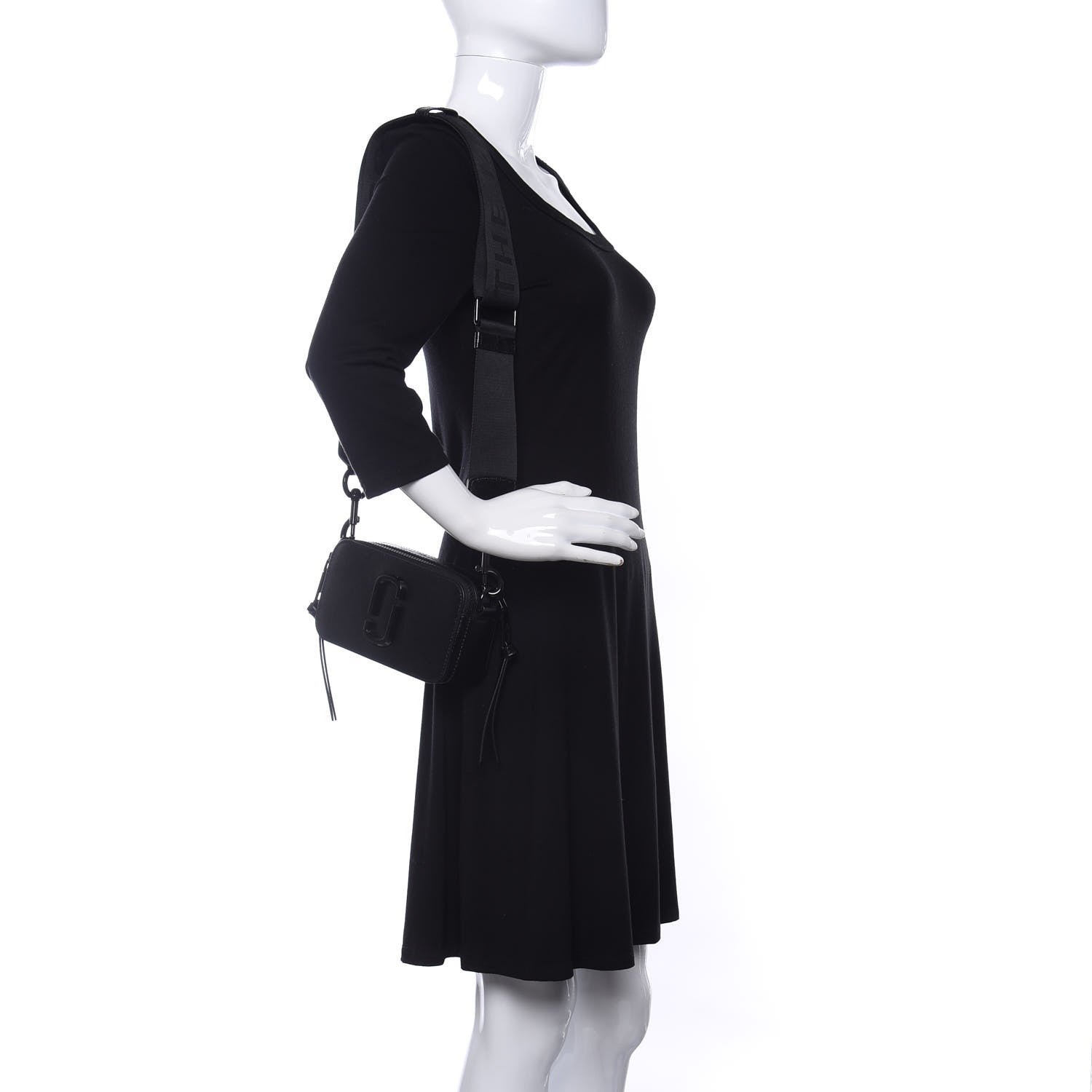 Marc Jacobs Saffiano Snapshot Camera Bag Black 2 of 9