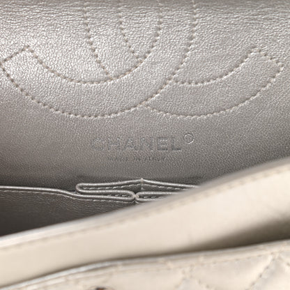 Chanel Metallic Lambskin Quilted 2.55 Reissue 225 Flap Silver 6 of 9