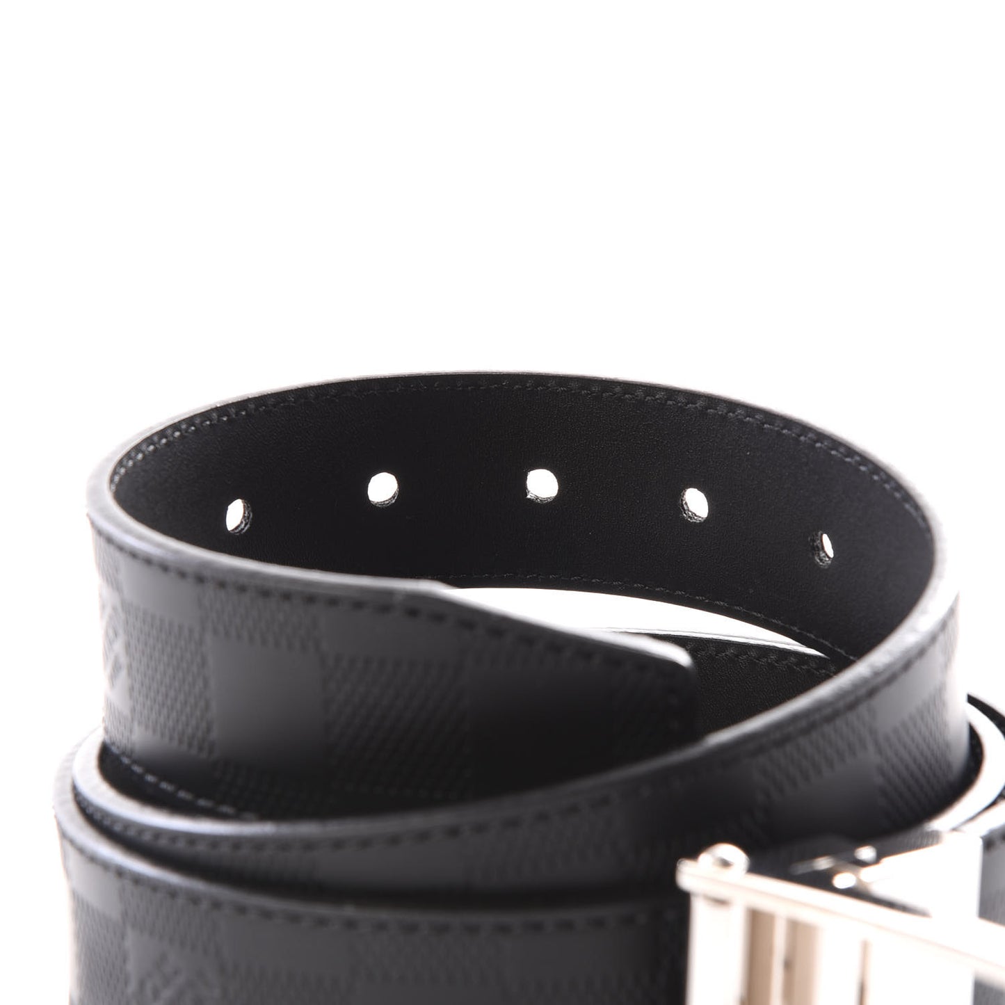 Damier Infini Calfskin 40mm Boston Belt 95 38 Black