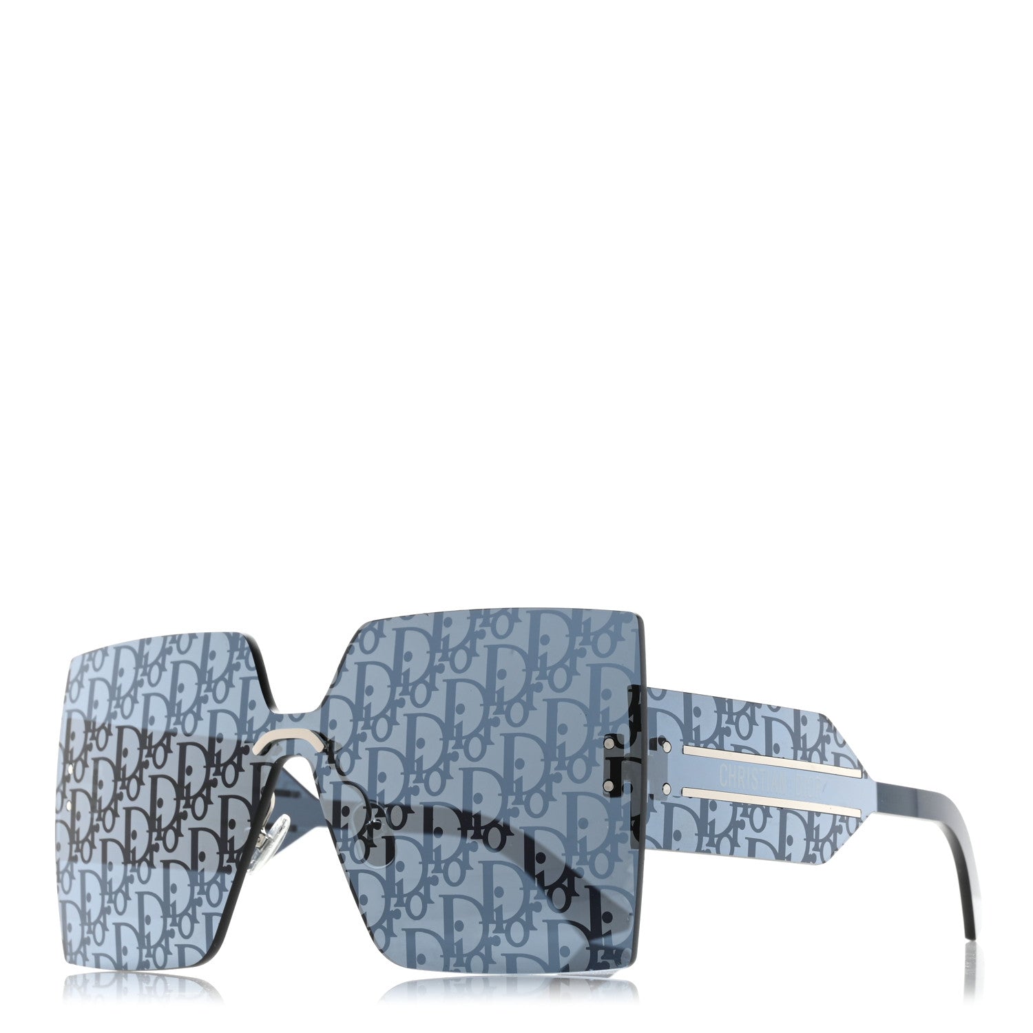 Christian Dior Acetate Oblique Diorclub M5U Mask Sunglasses Blue 1 of 8