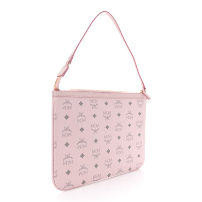 MCM Visetos Liz Shopper Tote Pouch Powder Pink 3 of 9