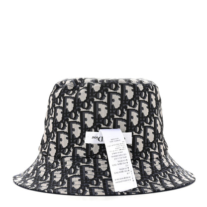 Christian Dior Oblique Reversible Teddy-D Brim Bucket Hat 58 Blue 14 of 15