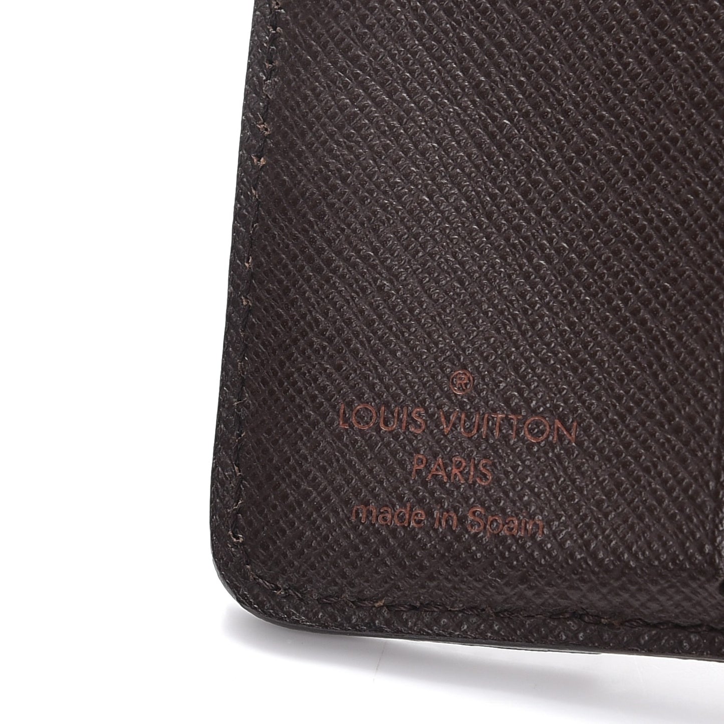 Damier Ebene Zippe Zipped Compact Wallet