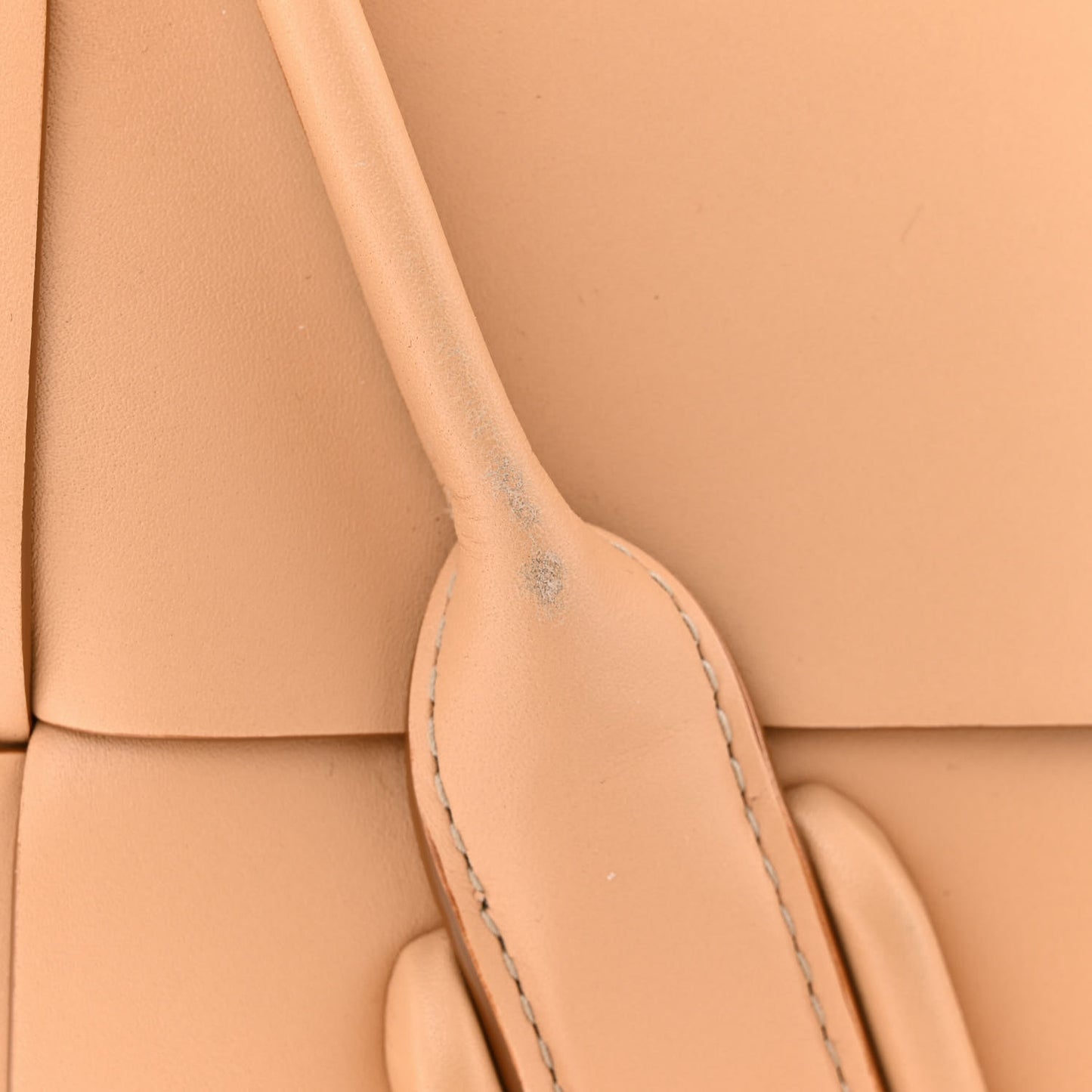 French Calfskin Maxi Intrecciato Mini Arco Nude