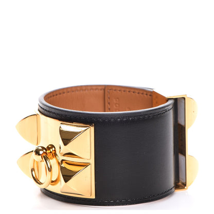 Hermes Chamonix Collier De Chien CDC Bracelet S Black 1 of 8