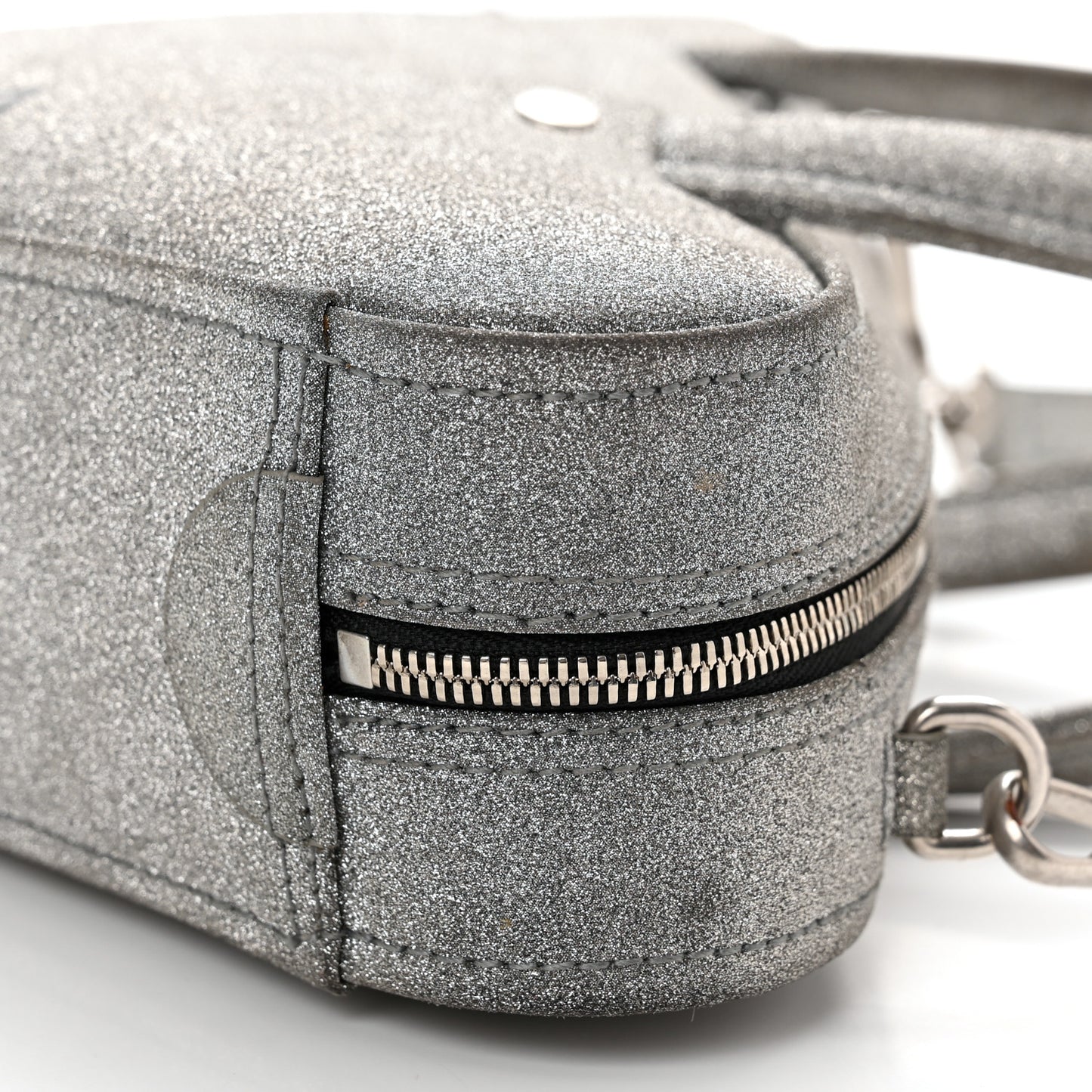 Glitter XS Triangle Duffle Argent Black