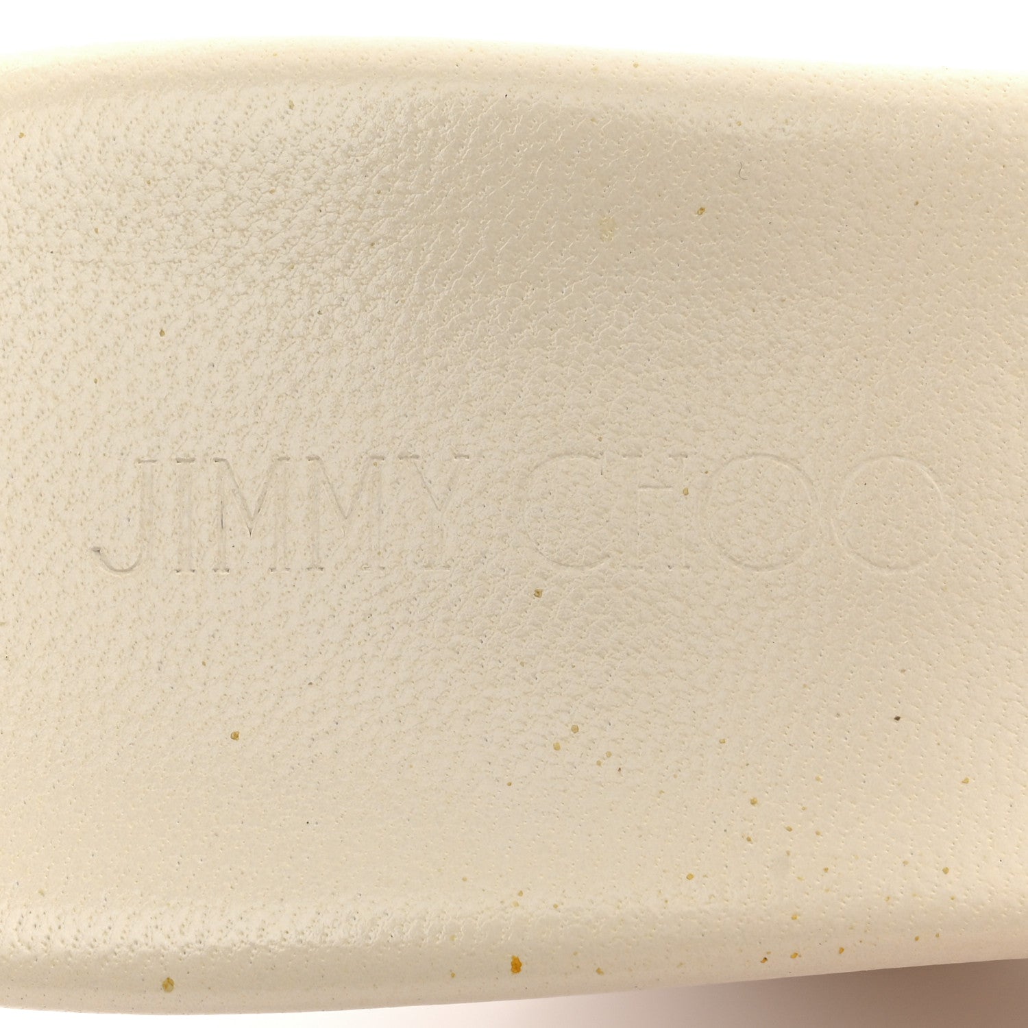 Jimmy Choo Metallic Striped Mesh Cork Perfume Wedges 38 Off White 7 of 12