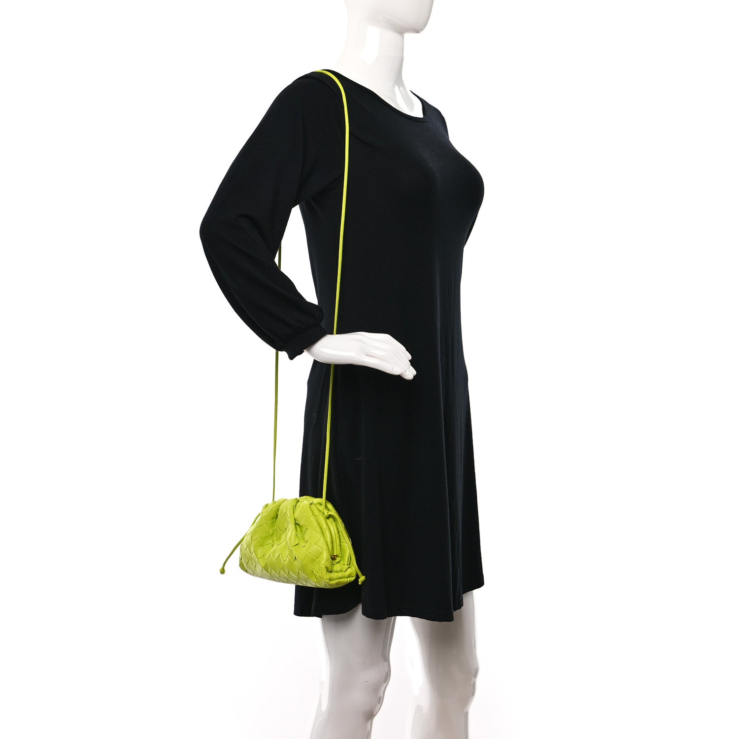 Bottega Veneta Nappa Intrecciato The Mini Pouch Kiwi 2 of 9