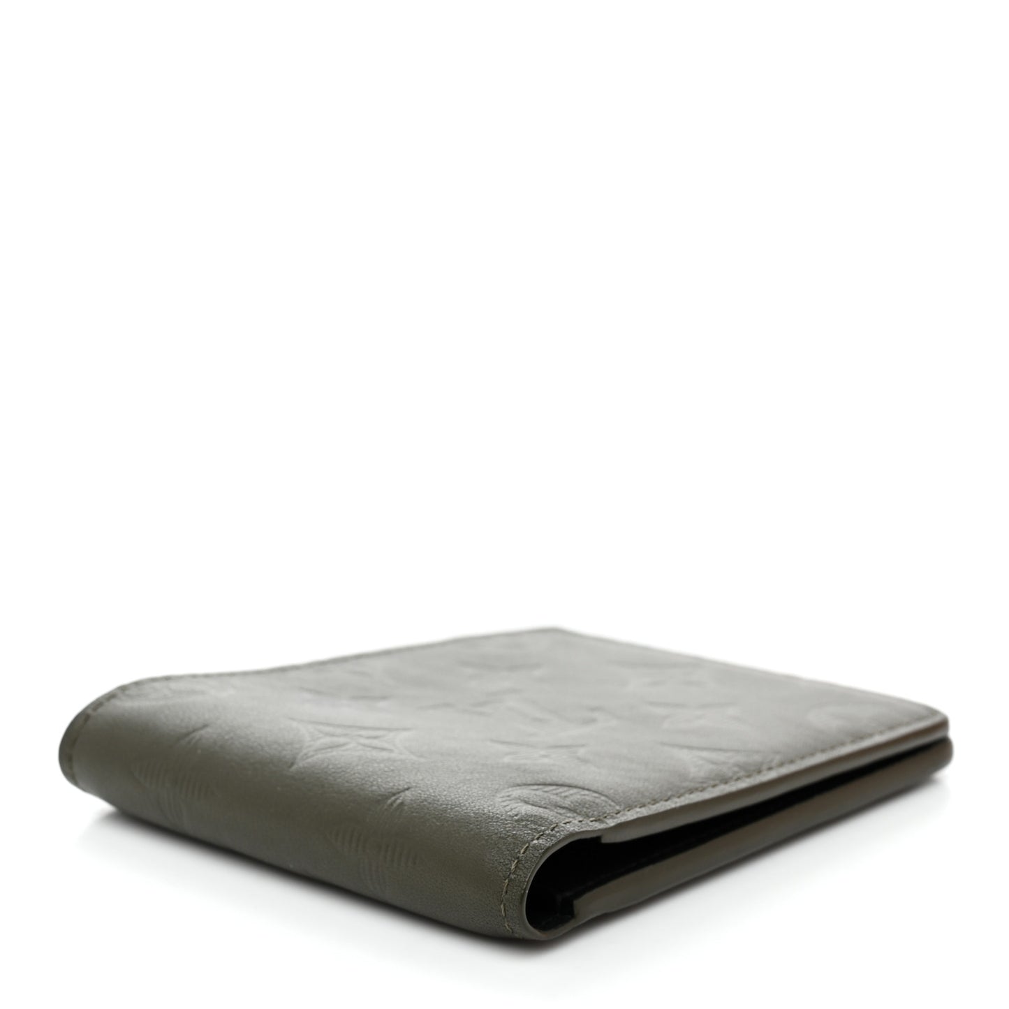 Calfskin Monogram Shadow Multiple Wallet Kaki