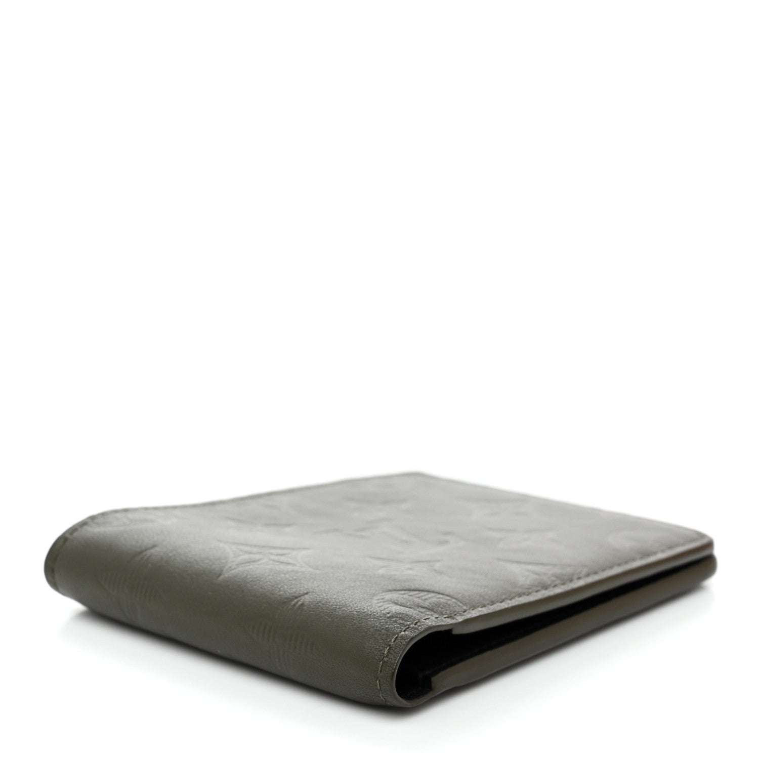 Louis Vuitton Calfskin Monogram Shadow Multiple Wallet Kaki 4 of 7