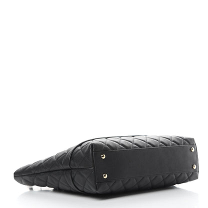 Chanel Caviar Quilted Rolled Up Tote Black 4 of 11