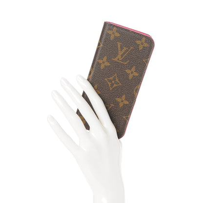 Louis Vuitton Monogram iPhone 7 Folio Case Pink 2 of 9