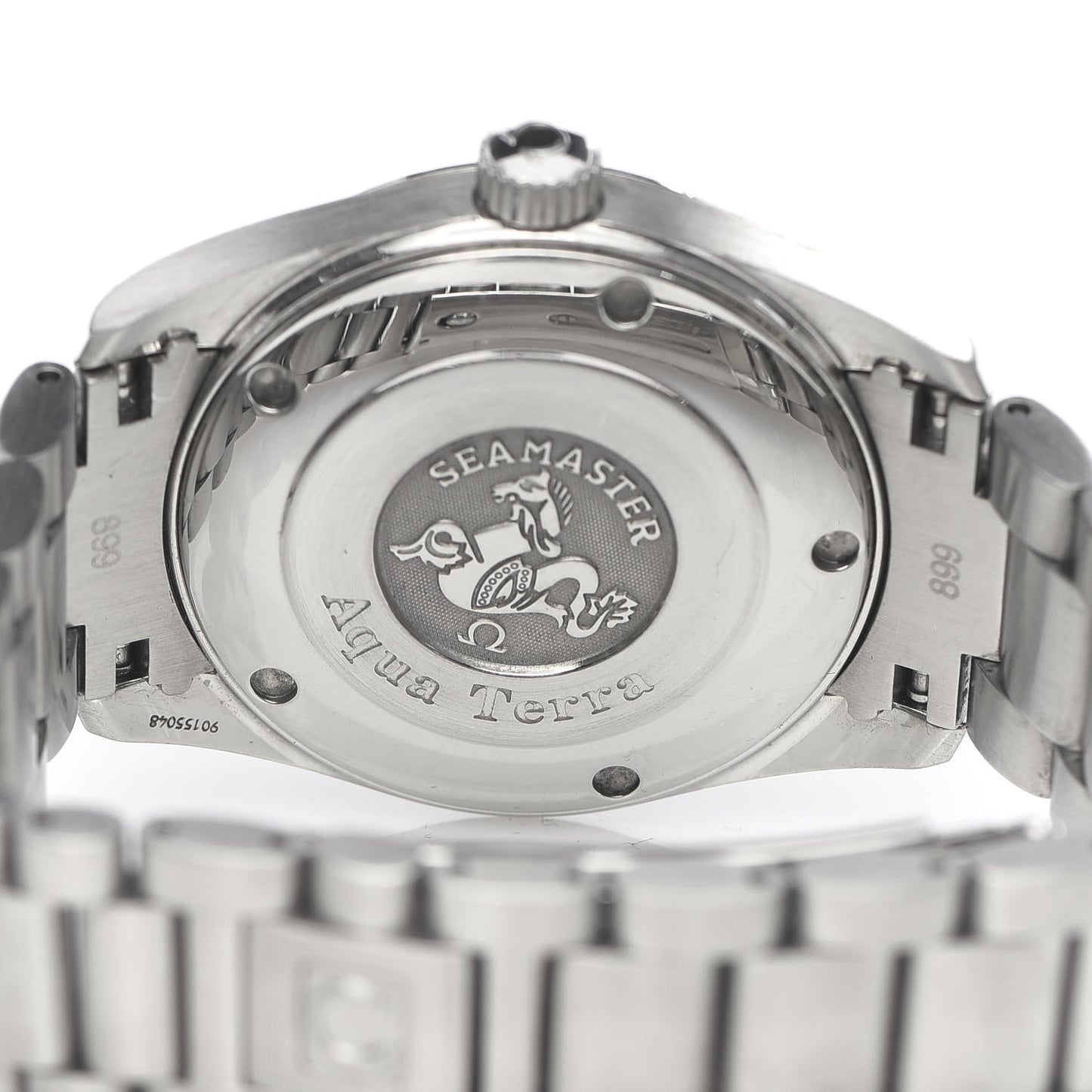 Stainless Steel 36mm Seamaster Aqua Terra Quartz Watch 2518.30