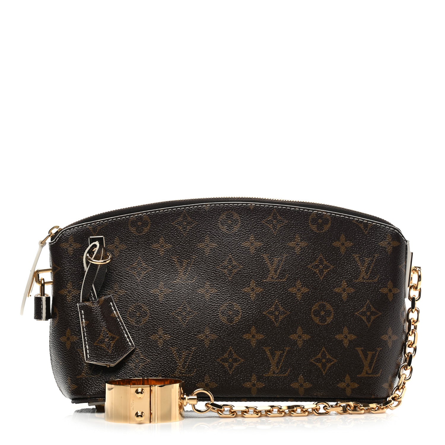 Louis Vuitton Monogram Shine Fetish Lockit Clutch 1 of 6