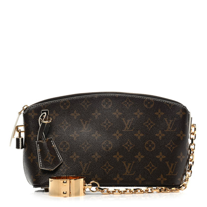 Louis Vuitton Monogram Shine Fetish Lockit Clutch 1 of 6
