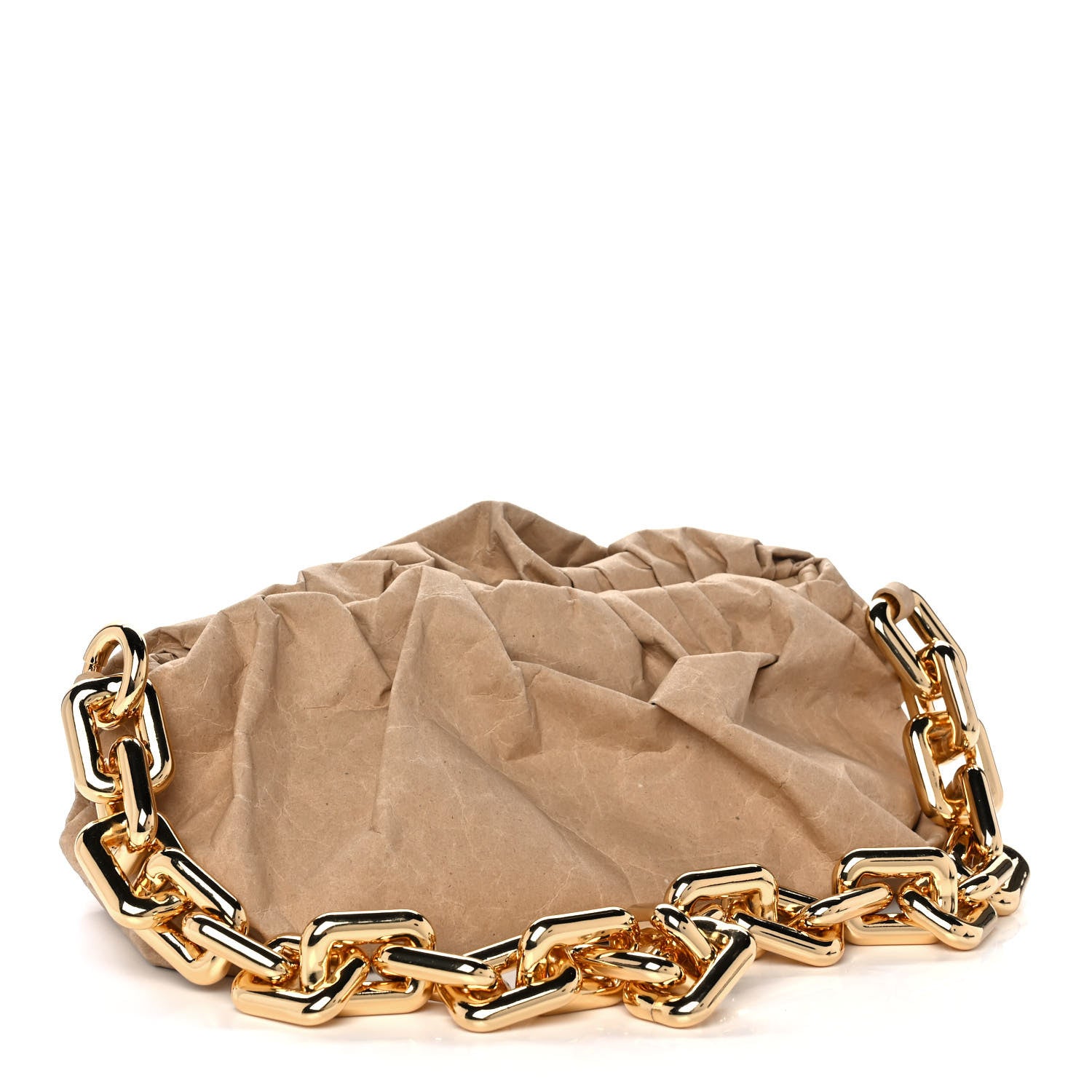 Bottega Veneta Paper The Pouch Chain Kraft 3 of 10