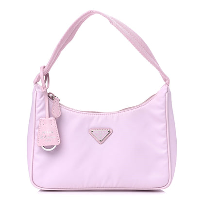 Prada Tessuto Nylon Mini Re-Edition 2000 Bag Alabastro 1 of 8