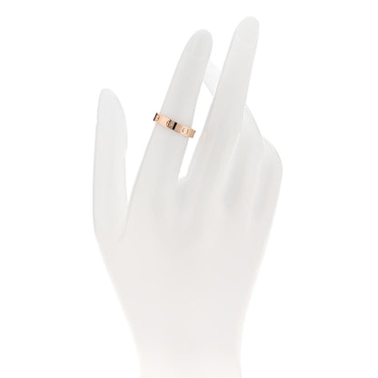 Cartier 18K Pink Gold 3.5mm LOVE Wedding Band Ring 51 5.75 2 of 4