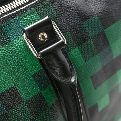 Louis Vuitton Damier Graphite Pixel Keepall Bandouliere 50 Vert 13 of 17
