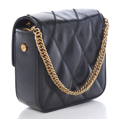 Givenchy Goatskin Quilted Nano GV3 Bag Black 3 of 8