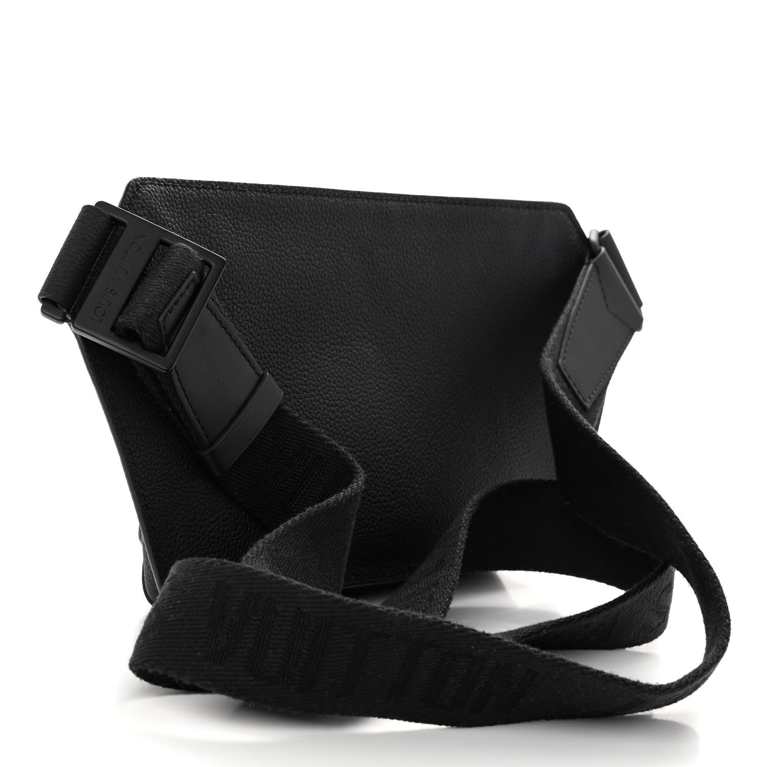 Louis Vuitton Grained Calfskin Aerogram Takeoff Sling Black 3 of 11