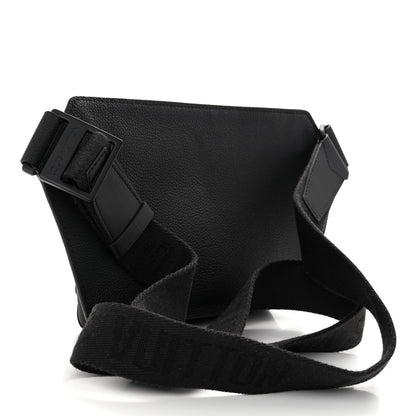 Louis Vuitton Grained Calfskin Aerogram Takeoff Sling Black 3 of 11