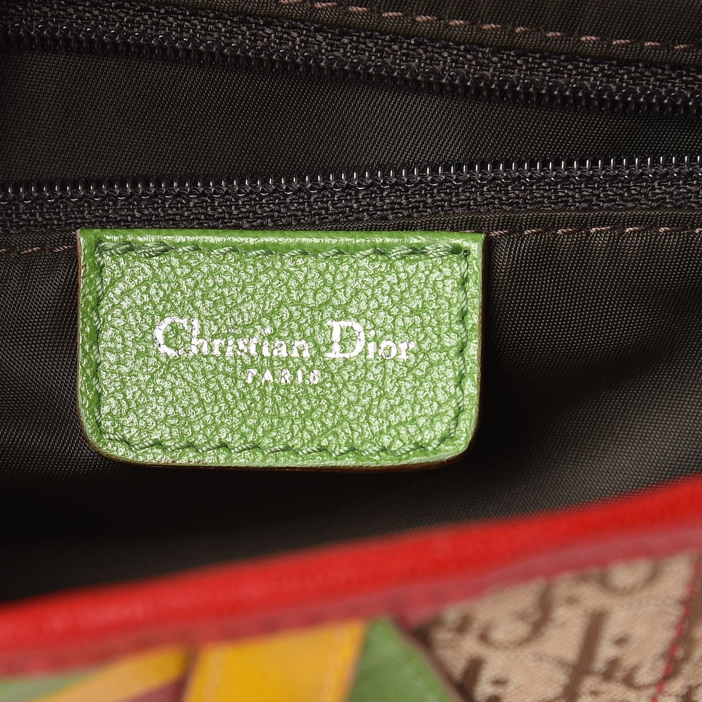 Monogram Rasta Saddle Bag Beige