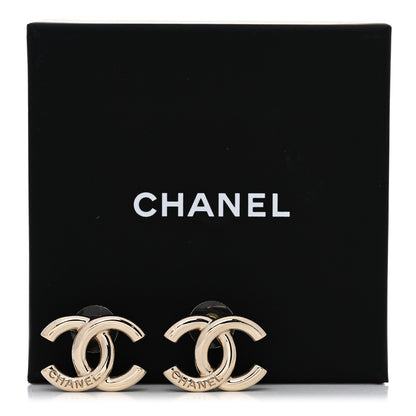 Chanel Metal CC Earrings Gold 5 of 5