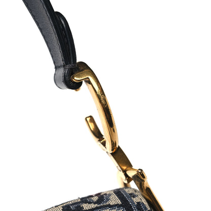 Christian Dior Oblique Saddle Bag Blue 14 of 15