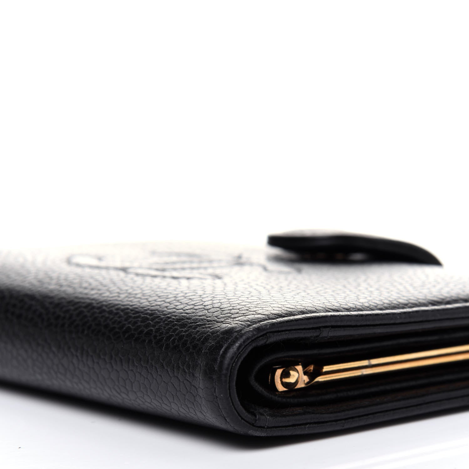 Chanel Caviar Timeless CC Compact French Wallet Black 13 of 19