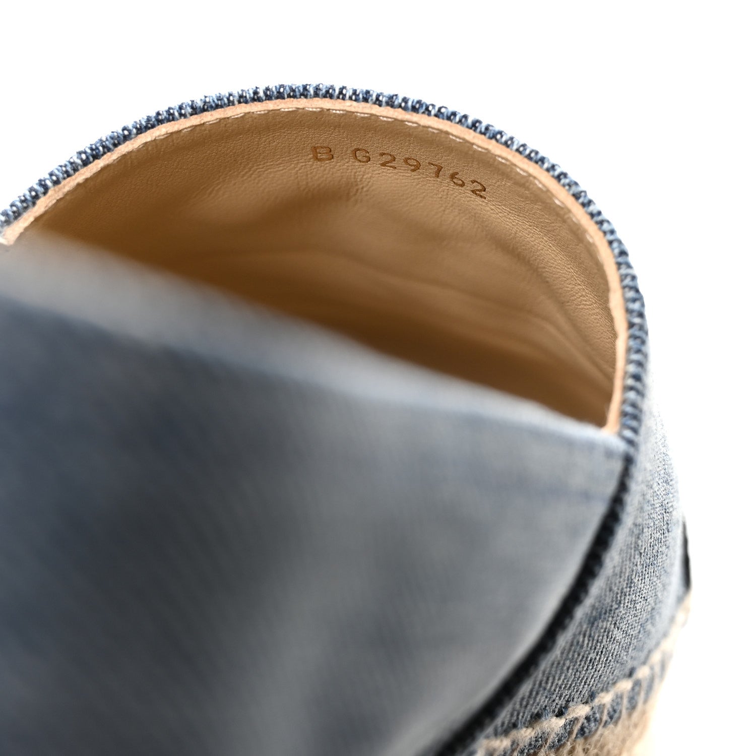 Chanel Denim CC Espadrilles 39 Blue Black 8 of 9