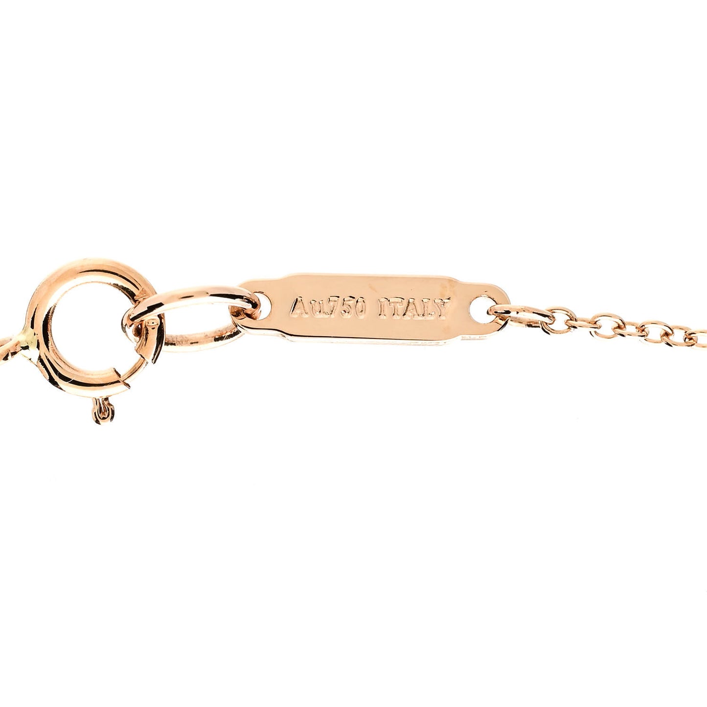 18K Rose Gold Atlas Open Pendant Necklace