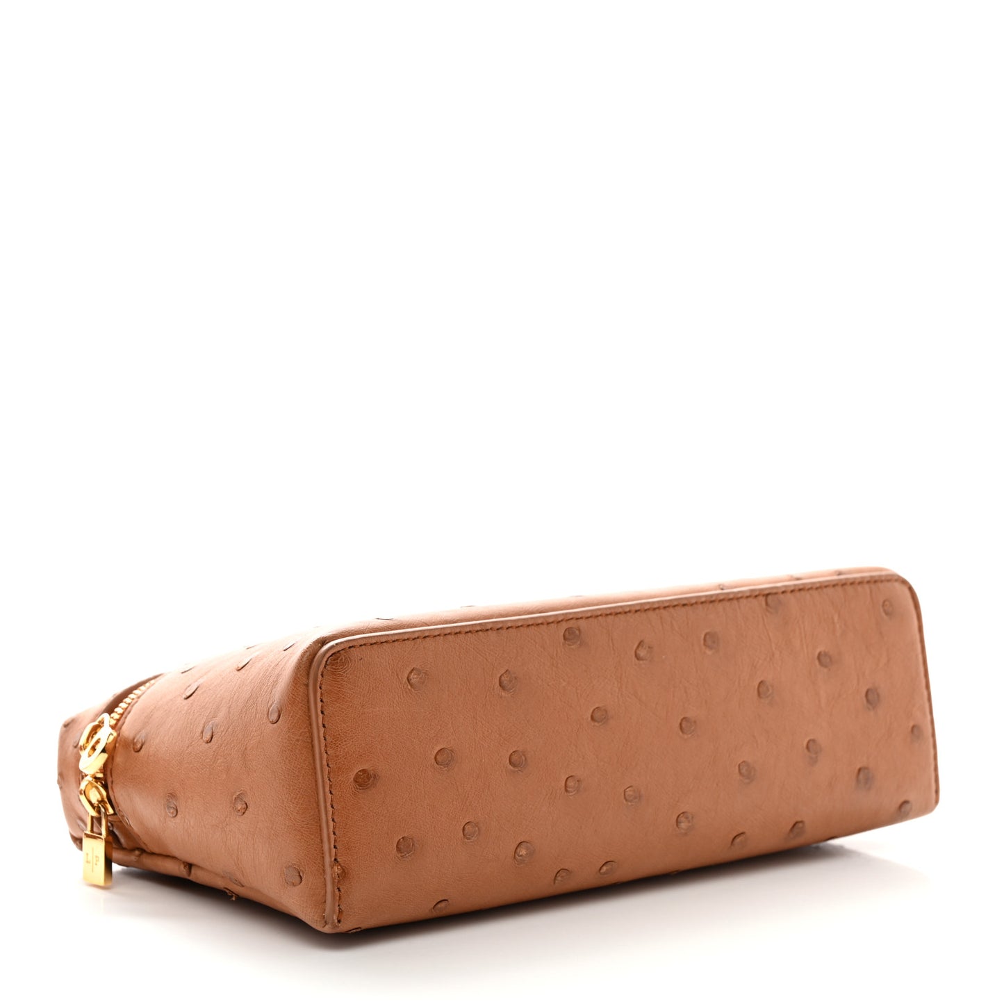 Ostrich L19 Extra Pocket Pouch Cognac