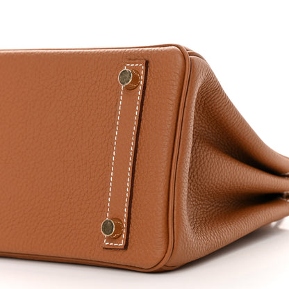 Hermes Togo Birkin 25 Gold 10 of 11