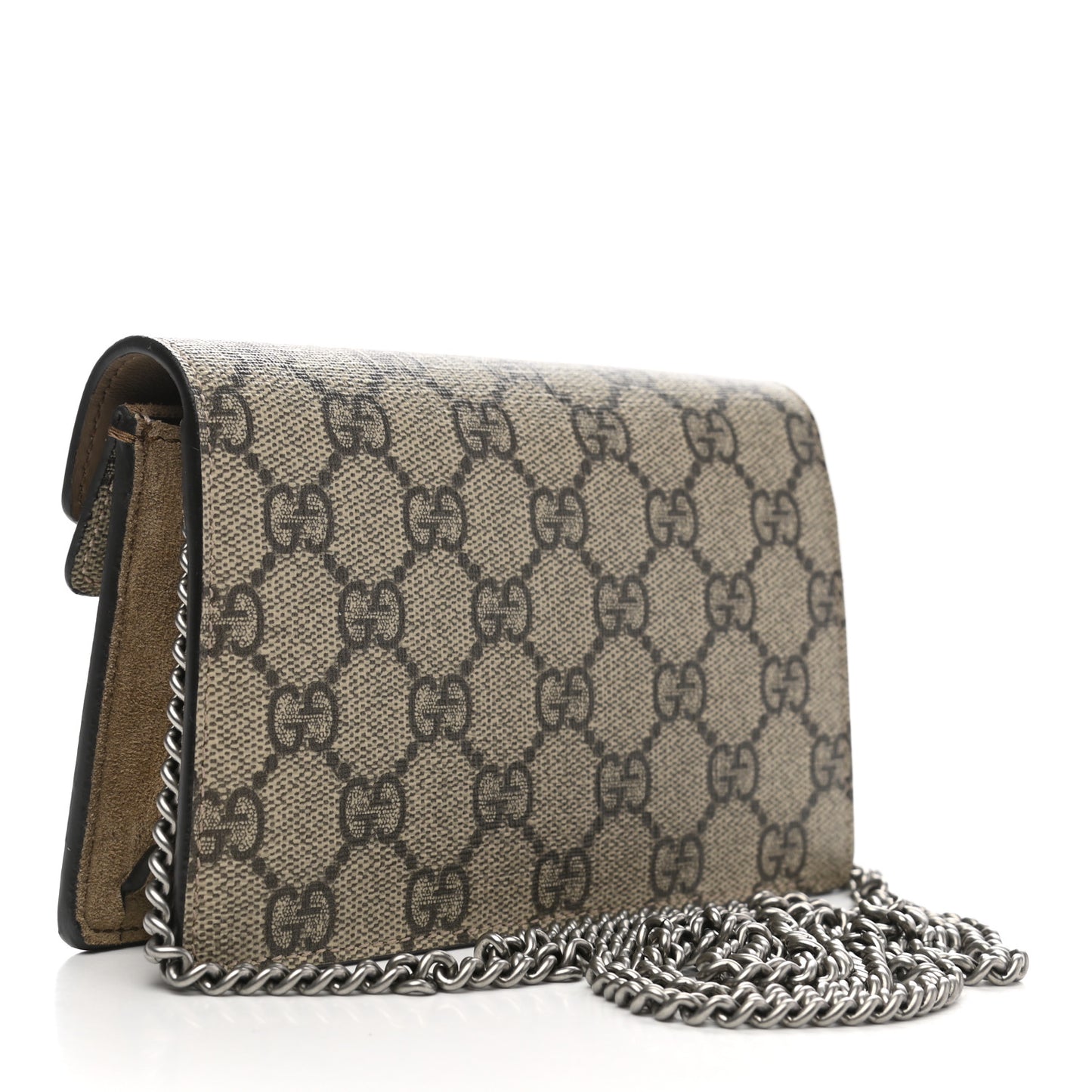 GG Supreme Monogram Super Mini Dionysus Shoulder Bag Taupe
