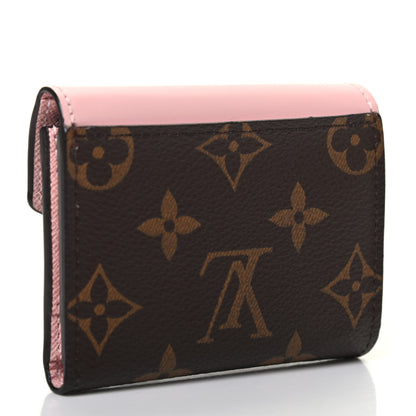 Louis Vuitton Monogram Zoe Wallet Rose Ballerine 2 of 4