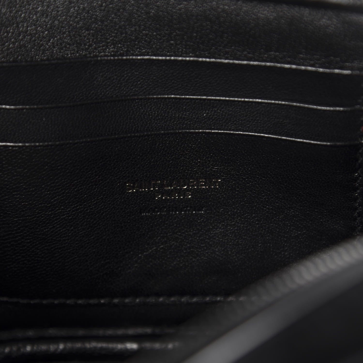 Saint Laurent Calfskin Tiger Burnout Monogram Lou Camera Bag Black Multicolor 9 of 11