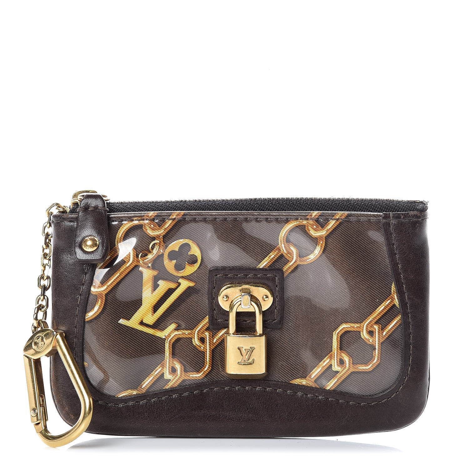 Louis Vuitton Monogram Charms Key Pouch Brown 1 of 10