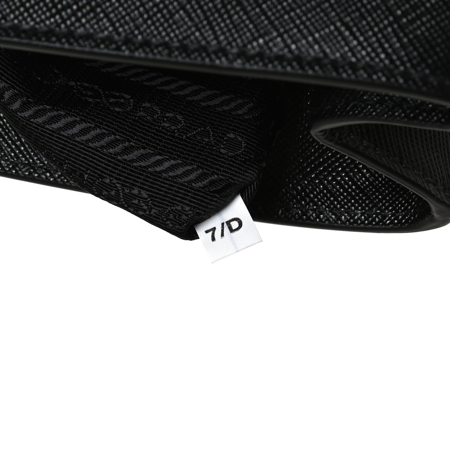 Saffiano Lux Micro Galleria Shoulder Bag Black